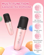Niki | Veylo Portable Karaoke Speaker with 2 Wireless Mics