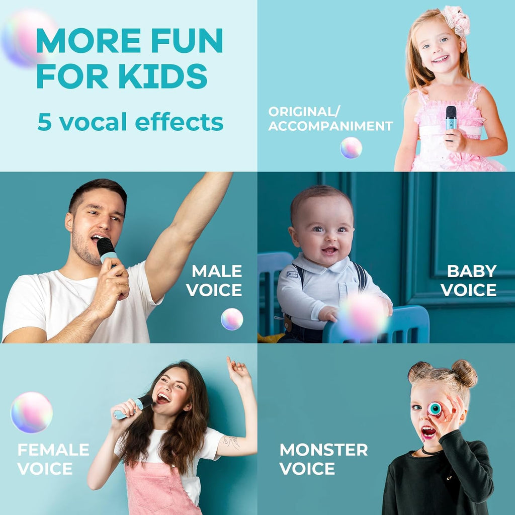 Niki | Veylo Portable Karaoke Speaker with 2 Wireless Mics