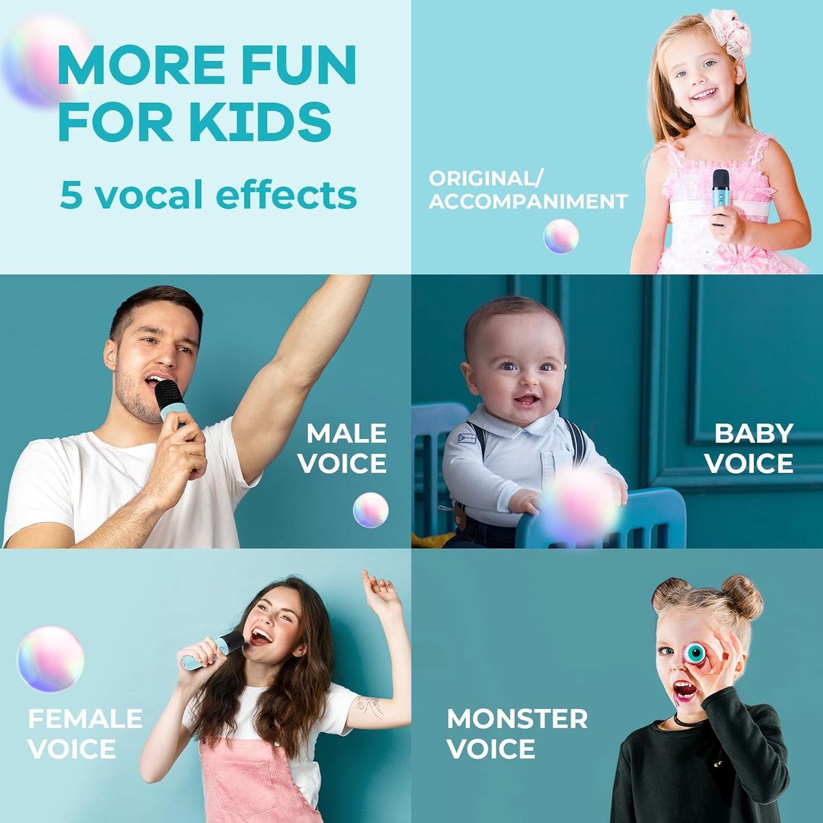 Niki | Veylo Portable Karaoke Speaker with 2 Wireless Mics