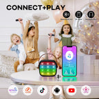 Niki | Veylo Portable Karaoke Speaker with 2 Wireless Mics