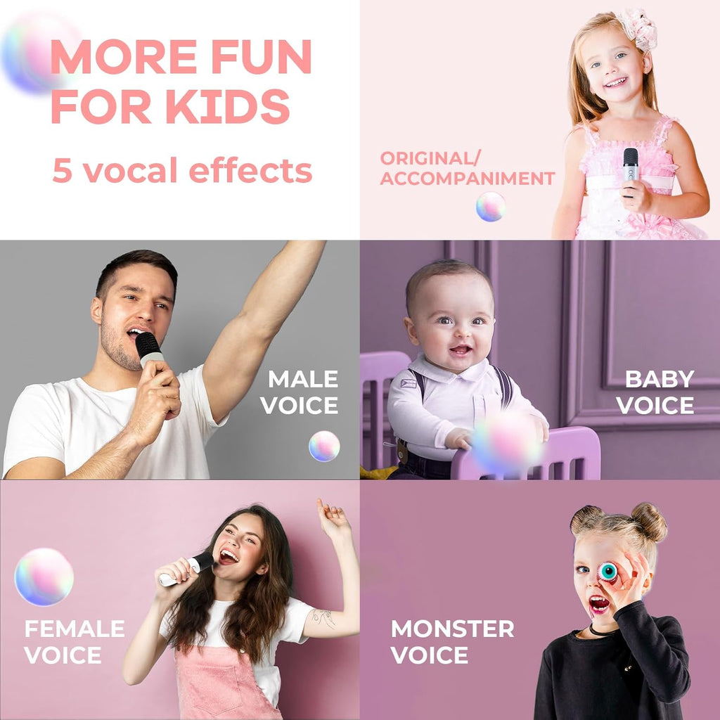 Niki | Veylo Portable Karaoke Speaker with 2 Wireless Mics
