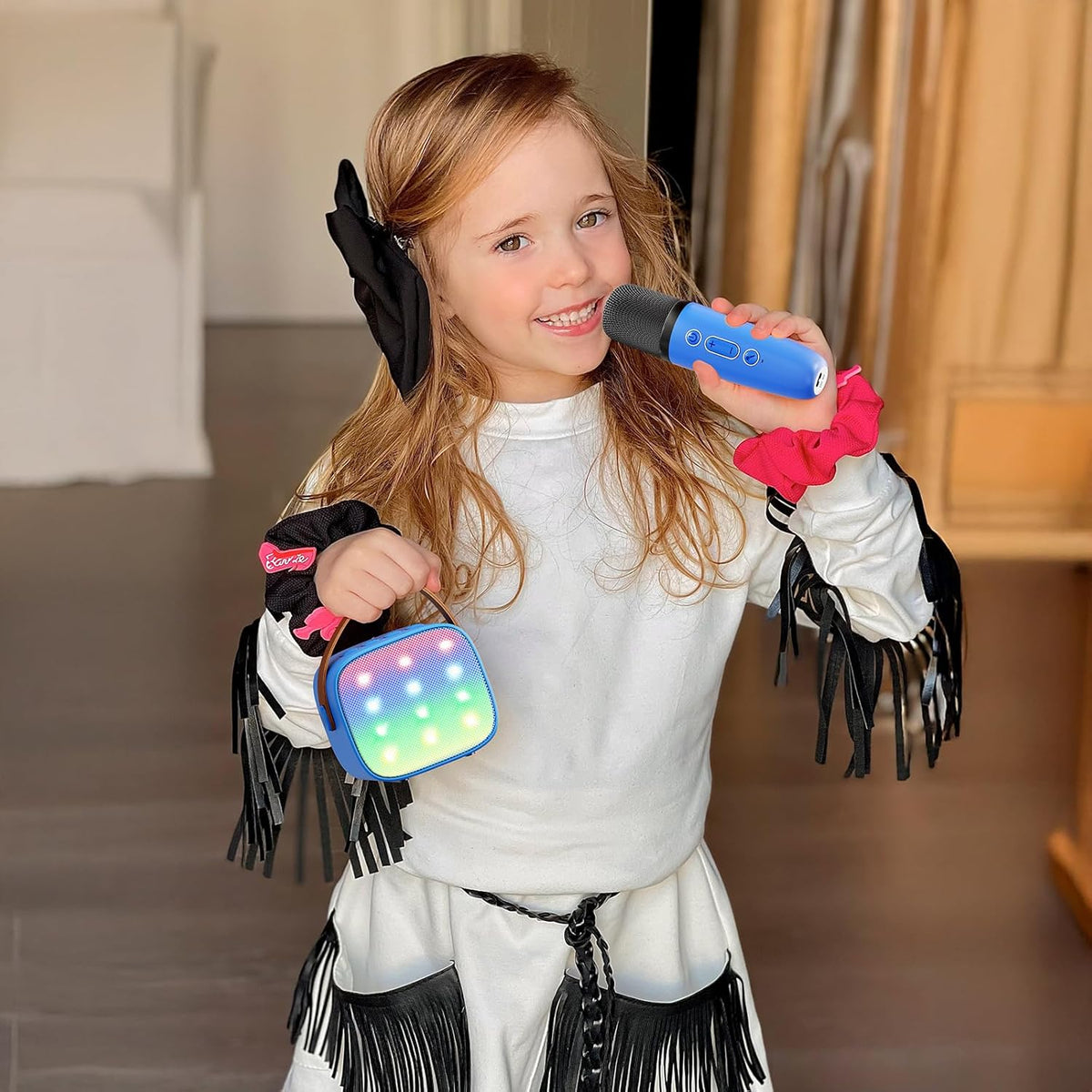 Niki | Veylo Portable Karaoke Speaker with 2 Wireless Mics