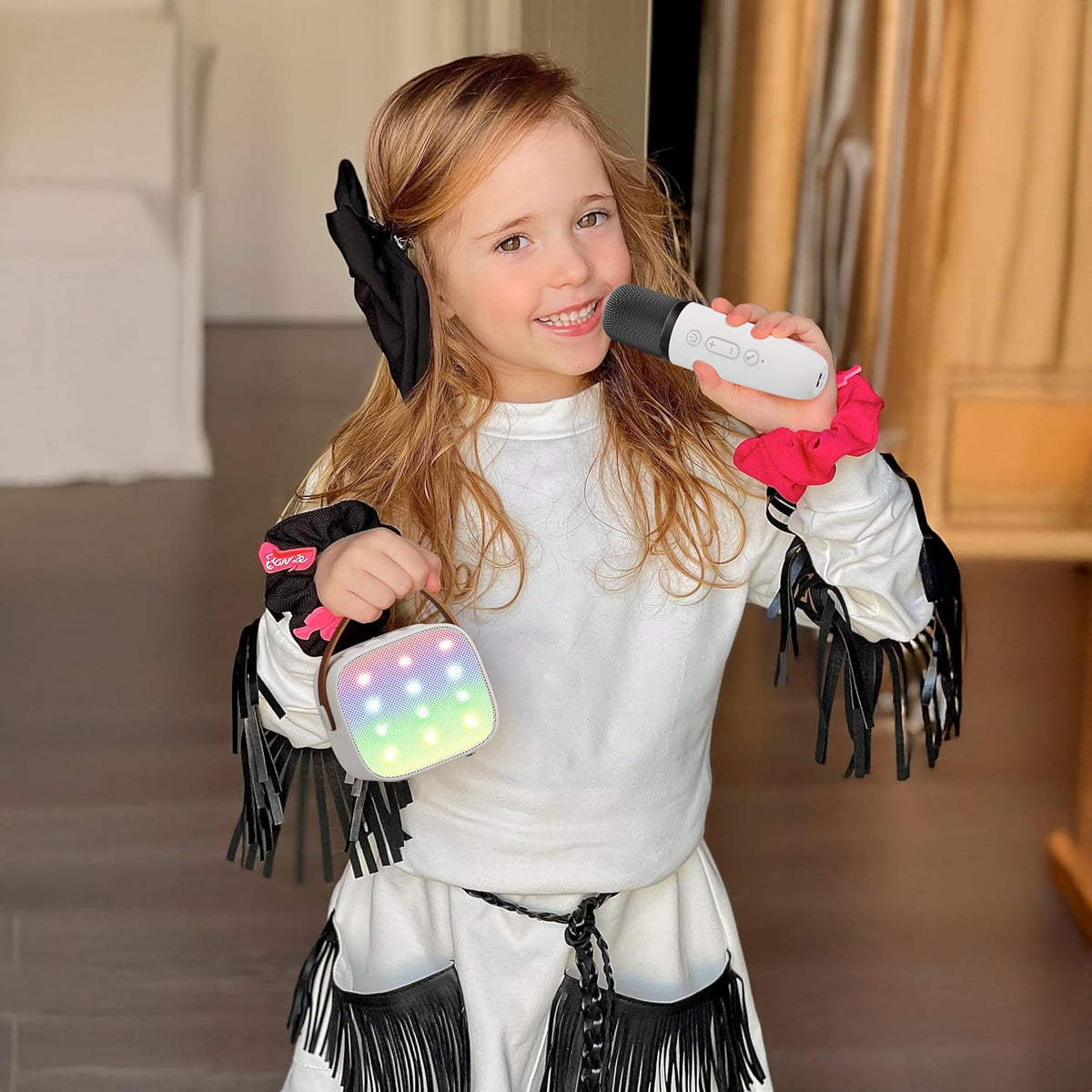 Niki | Veylo Portable Karaoke Speaker with 2 Wireless Mics