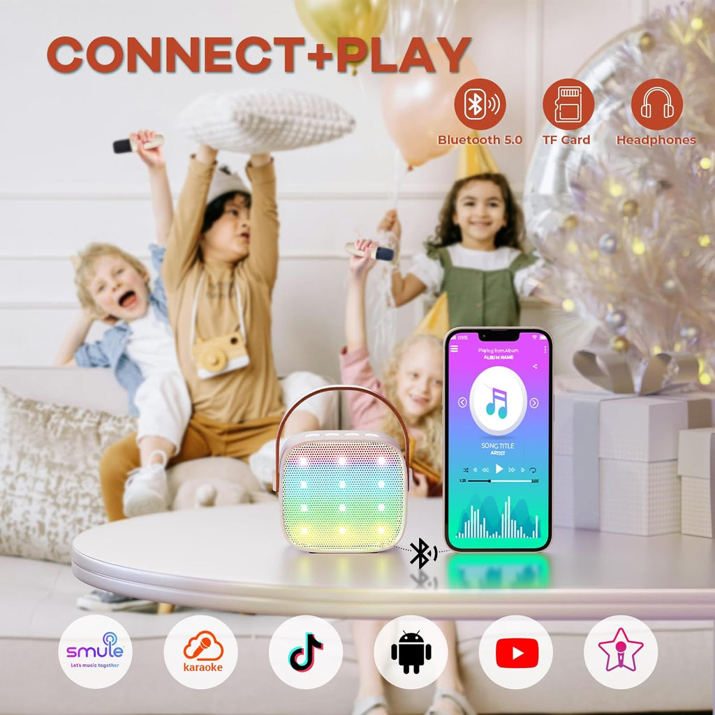 Niki | Veylo Portable Karaoke Speaker with 2 Wireless Mics