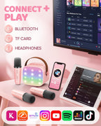 Niki | Veylo Portable Karaoke Speaker with 2 Wireless Mics