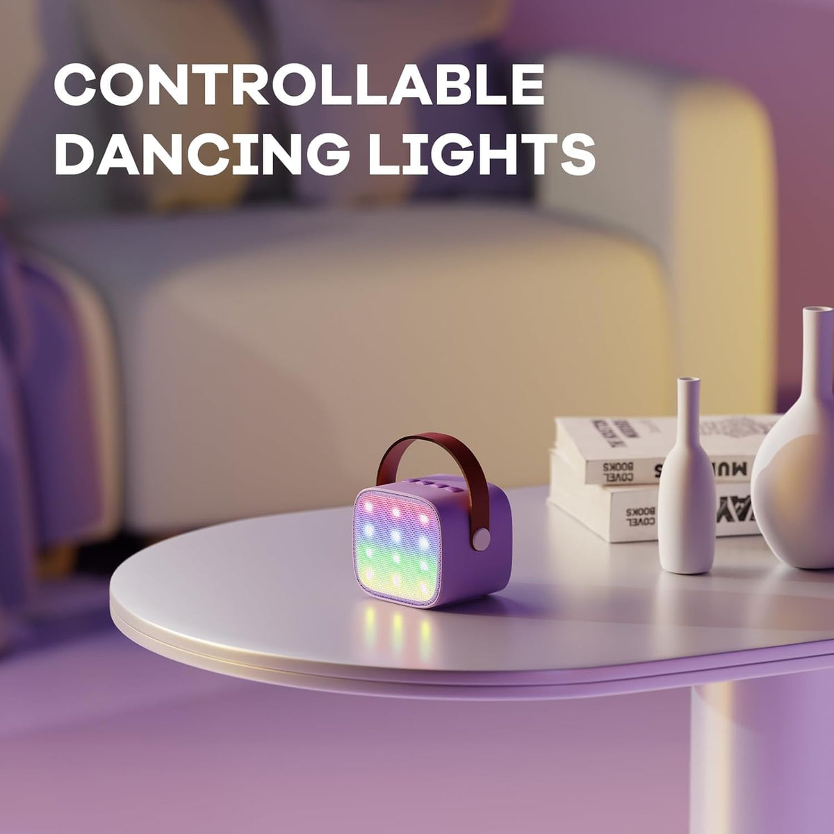 Niki | Veylo Portable Karaoke Speaker with 2 Wireless Mics
