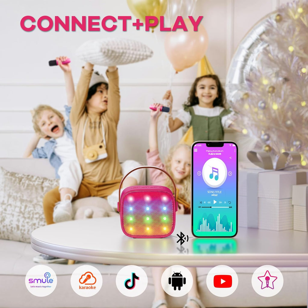 Niki | Veylo Portable Karaoke Speaker with 2 Wireless Mics
