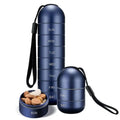Niki | Weekly Pill Container with Lanyard for Travel