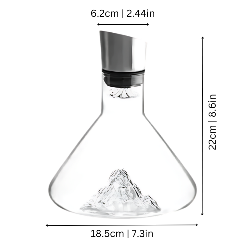 Niki | Premium Wine Decanter | Lead-Free Crystal with Rapid Aeration & Filtration for Enhanced Tasting Experience