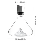 Niki | Premium Wine Decanter | Lead-Free Crystal with Rapid Aeration & Filtration for Enhanced Tasting Experience