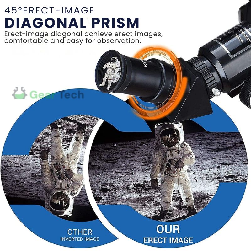 Niki | Astronomy Telescope | 70mm Aperture, 300mm Focus, Easy Setup