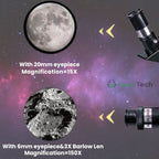 Niki | Astronomy Telescope | 70mm Aperture, 300mm Focus, Easy Setup