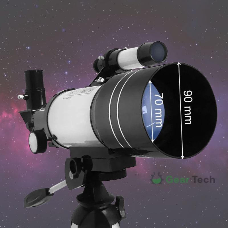 Niki | Astronomy Telescope | 70mm Aperture, 300mm Focus, Easy Setup