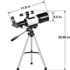 Niki | Astronomy Telescope | 70mm Aperture, 300mm Focus, Easy Setup