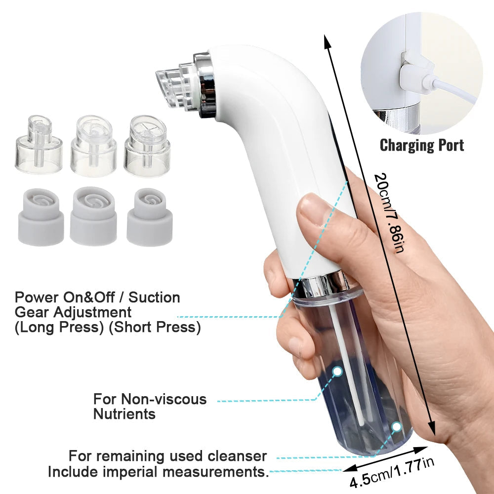 Niki | Facial Pore Cleanser Vacuum - Gentle Blackhead Extraction Tool