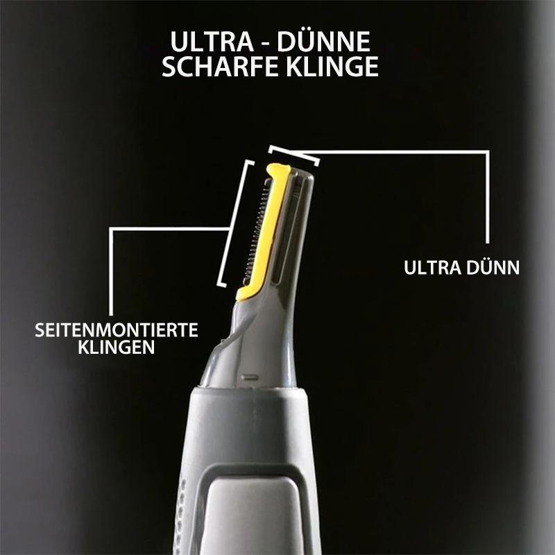 Niki | Professional Ultra-Thin Precision Trimmer | Titanium Stainless Steel Blades | Integrated LED Light | Micro-Oscillation Technology | For Nose, Ears & Contours