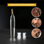 Niki | Professional Ultra-Thin Precision Trimmer | Titanium Stainless Steel Blades | Integrated LED Light | Micro-Oscillation Technology | For Nose, Ears & Contours