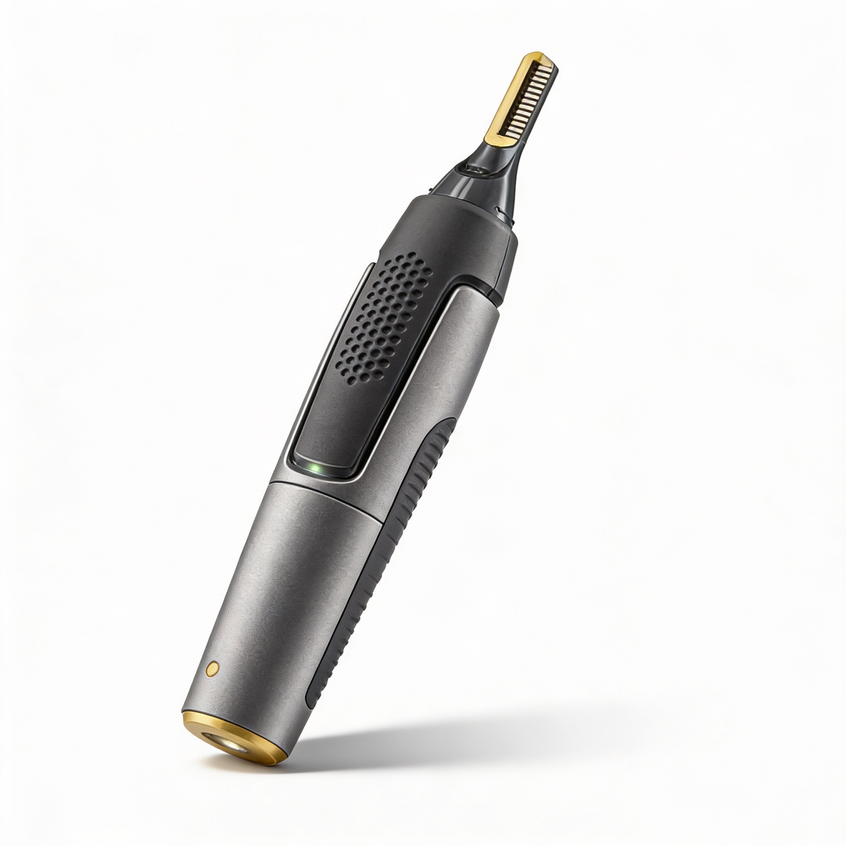 Niki | Professional Ultra-Thin Precision Trimmer | Titanium Stainless Steel Blades | Integrated LED Light | Micro-Oscillation Technology | For Nose, Ears & Contours