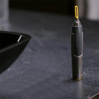 Niki | Professional Ultra-Thin Precision Trimmer | Titanium Stainless Steel Blades | Integrated LED Light | Micro-Oscillation Technology | For Nose, Ears & Contours