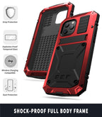 Niki | Rugged Glass Metal Case for iPhone - Drop Protection