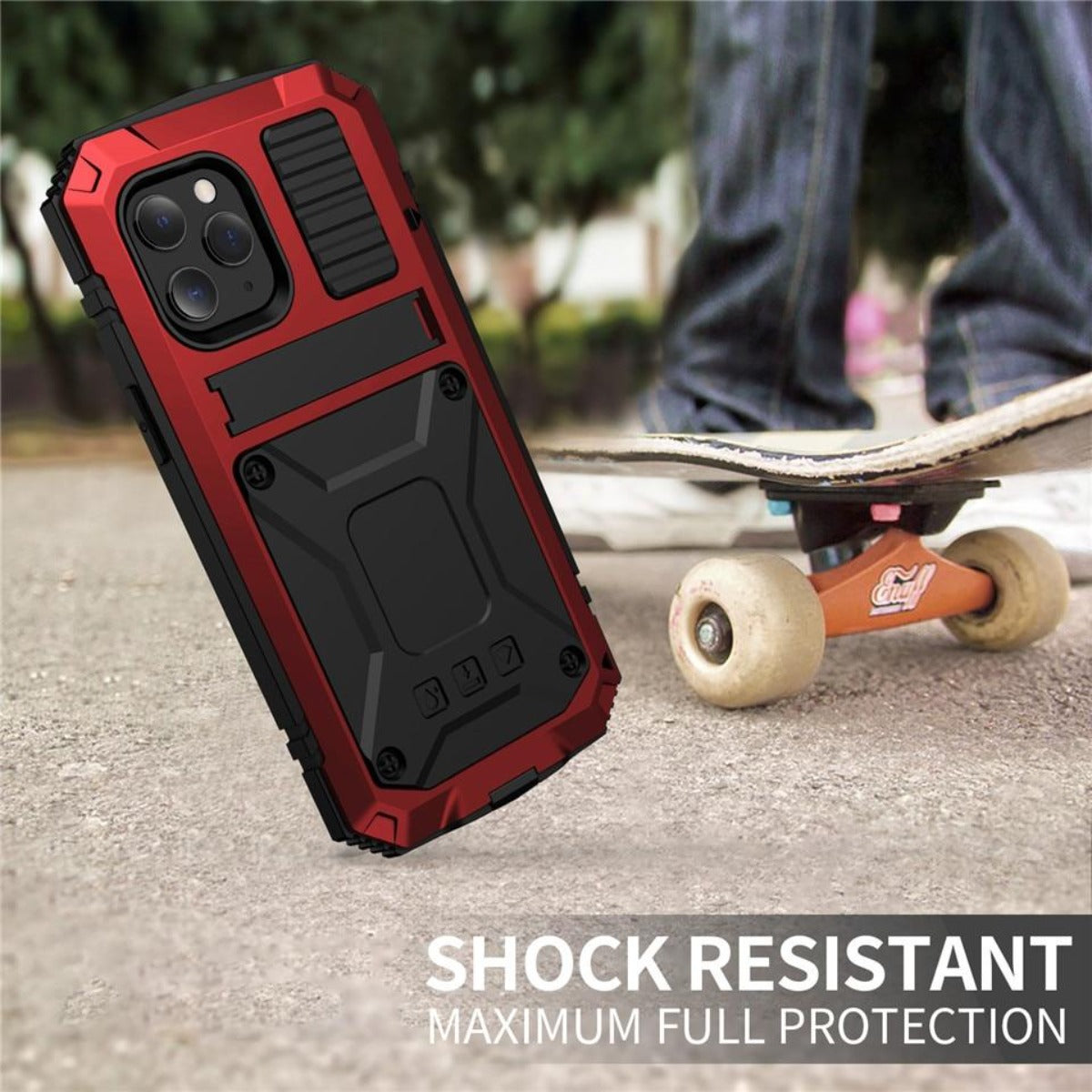 Niki | Rugged Glass Metal Case for iPhone - Drop Protection