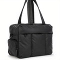 Quilted Puffer Tote Bag