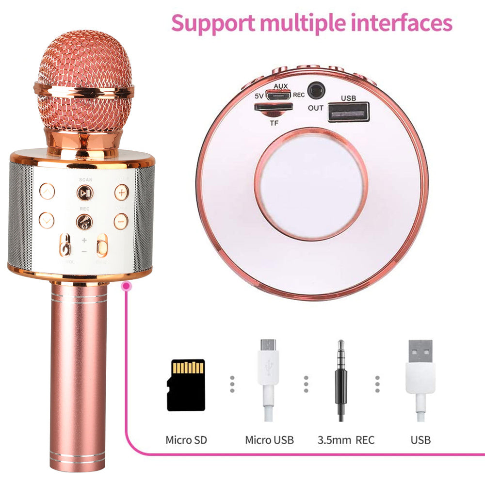 Niki | Rechargeable Wireless Bluetooth Karaoke Microphone