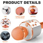 Niki | Rechargeable Wireless Bluetooth Karaoke Microphone