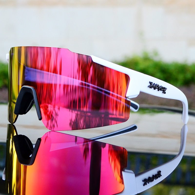 Niki | ReflectRide Sports Sunglasses – Aerodynamic Cycling Glasses with UV Protection and Interchangeable Frame