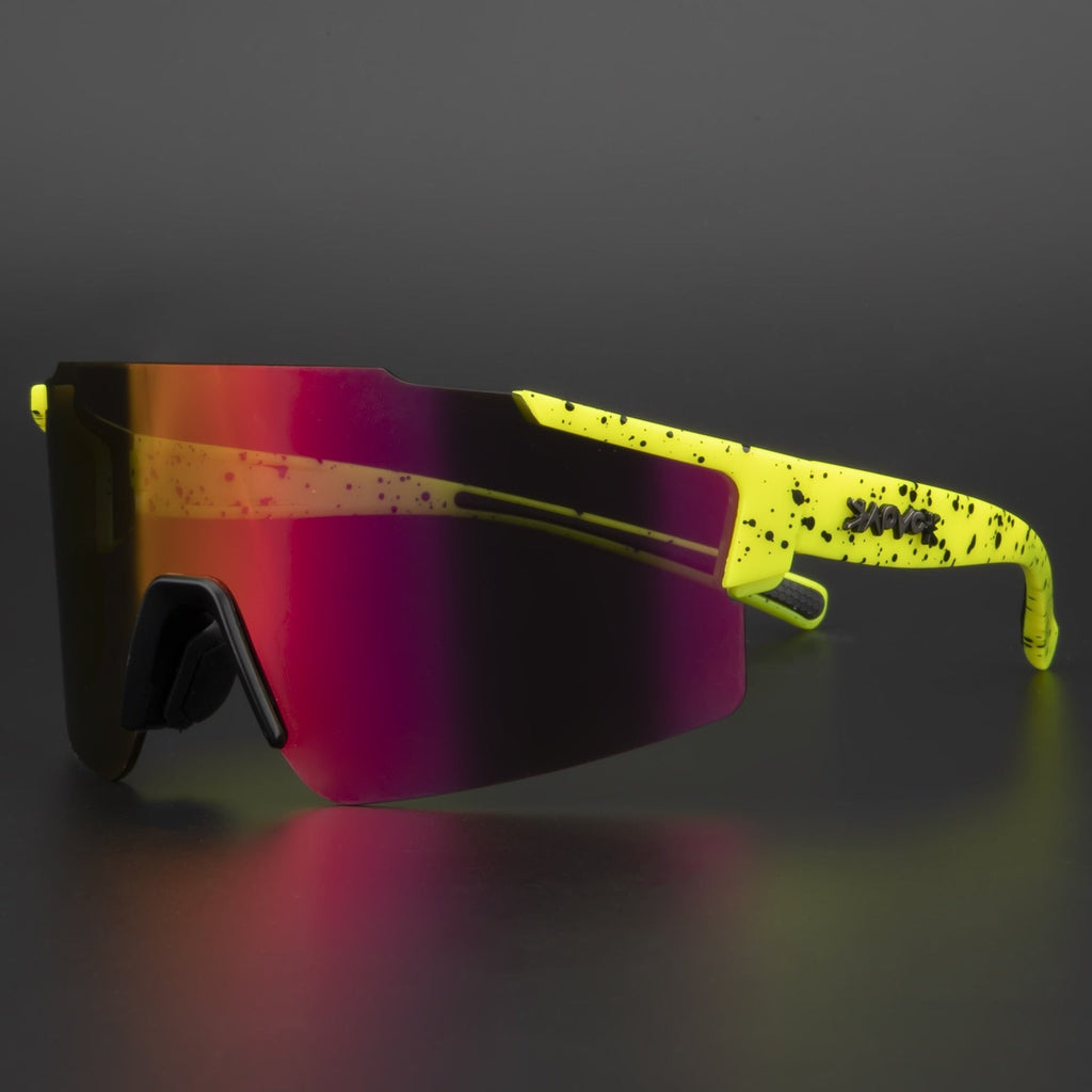 Niki | ReflectRide Sports Sunglasses – Aerodynamic Cycling Glasses with UV Protection and Interchangeable Frame