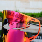 Niki | ReflectRide Sports Sunglasses – Aerodynamic Cycling Glasses with UV Protection and Interchangeable Frame