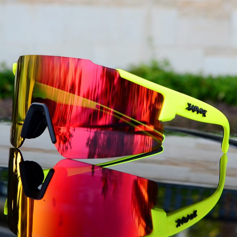 Niki | ReflectRide Sports Sunglasses – Aerodynamic Cycling Glasses with UV Protection and Interchangeable Frame
