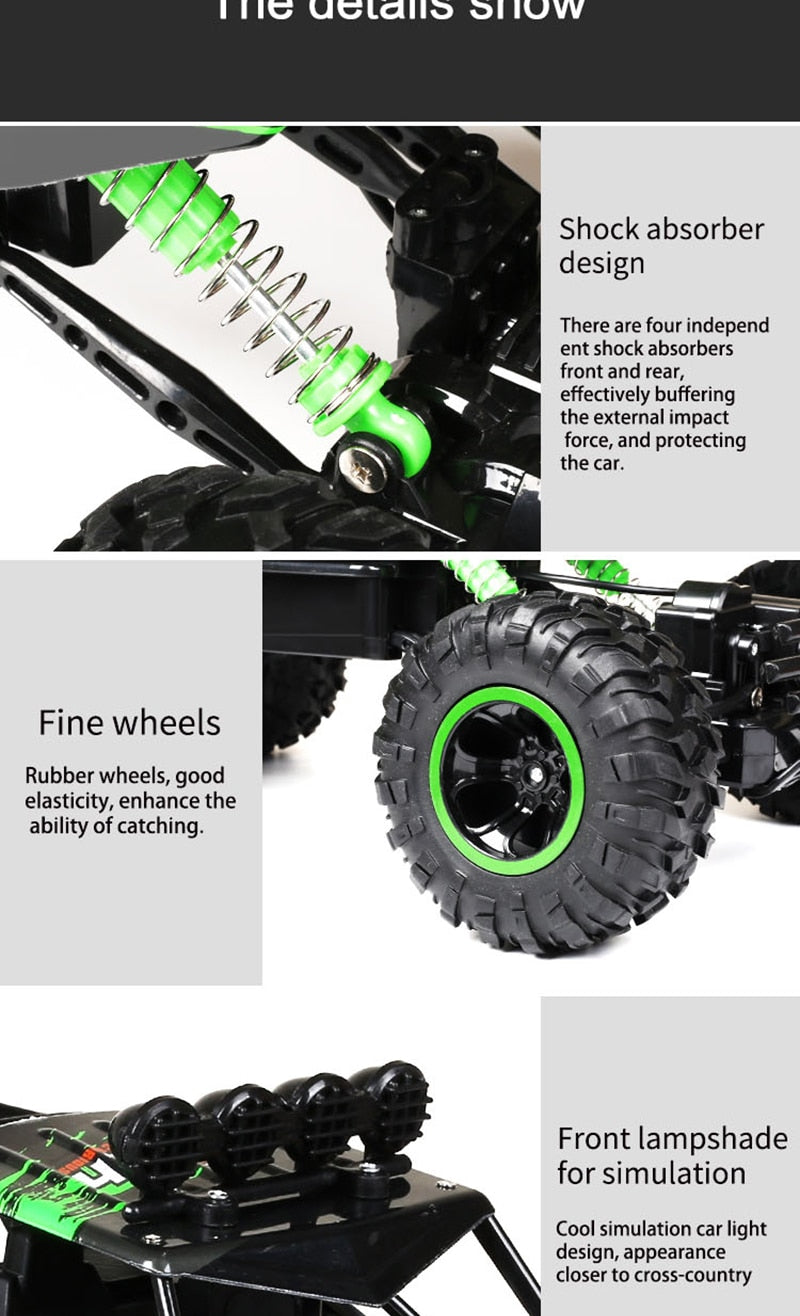 Niki | Remote Control Car 4x4 Rock Crawler Monster Truck