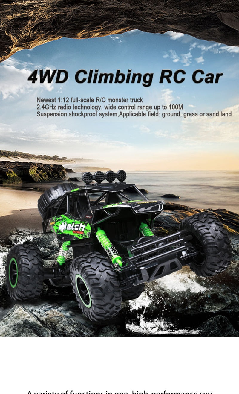 Niki | Remote Control Car 4x4 Rock Crawler Monster Truck