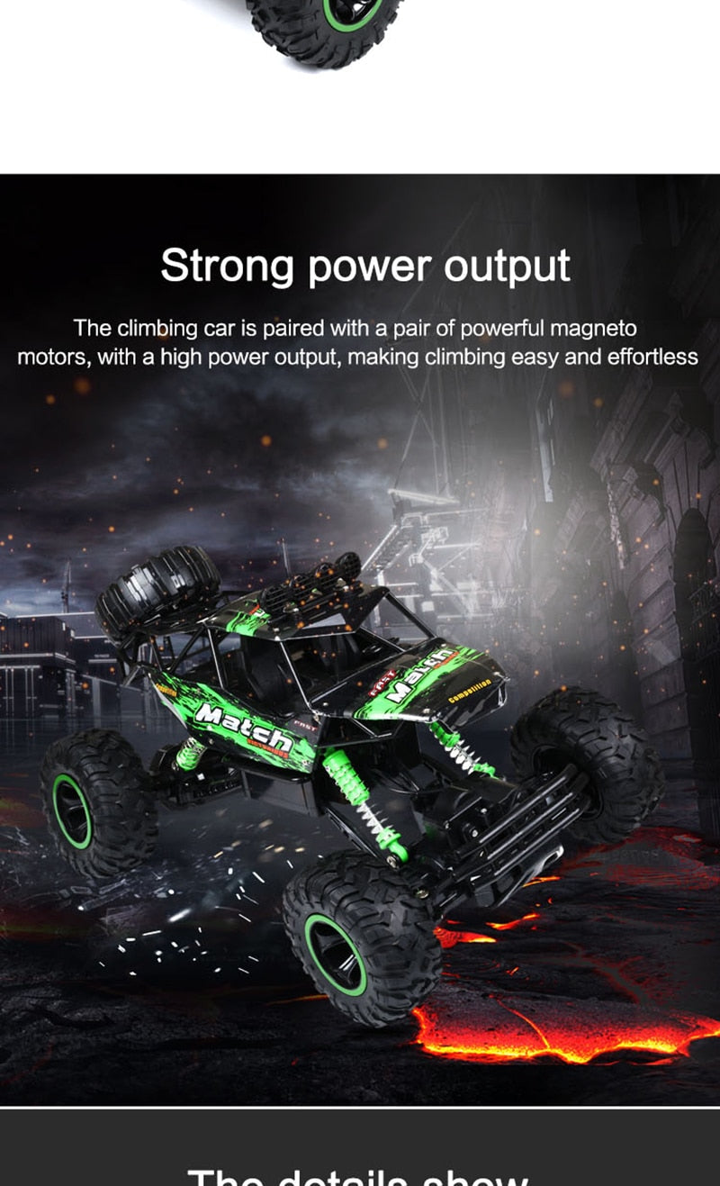 Niki | Remote Control Car 4x4 Rock Crawler Monster Truck