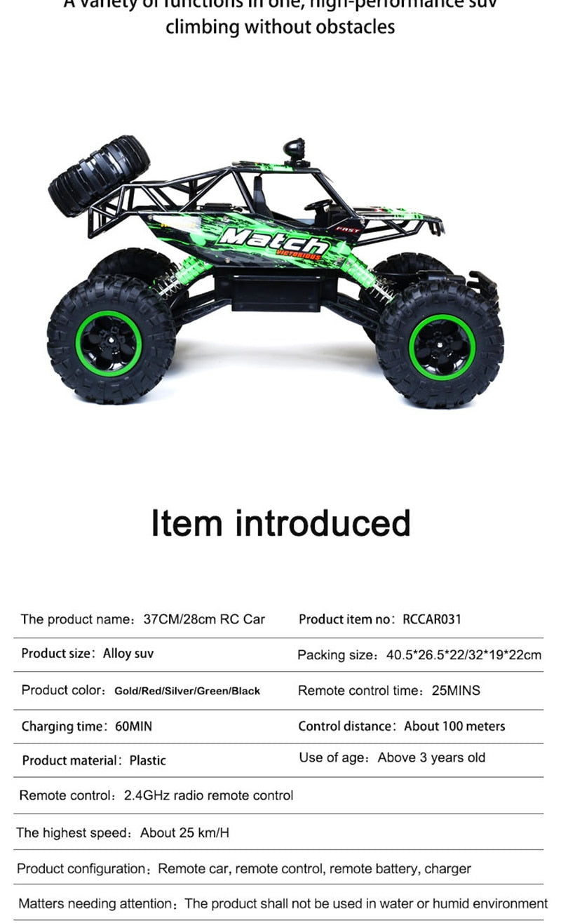Niki | Remote Control Car 4x4 Rock Crawler Monster Truck