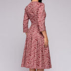 Niki | Elegant Floral Midi Dress
