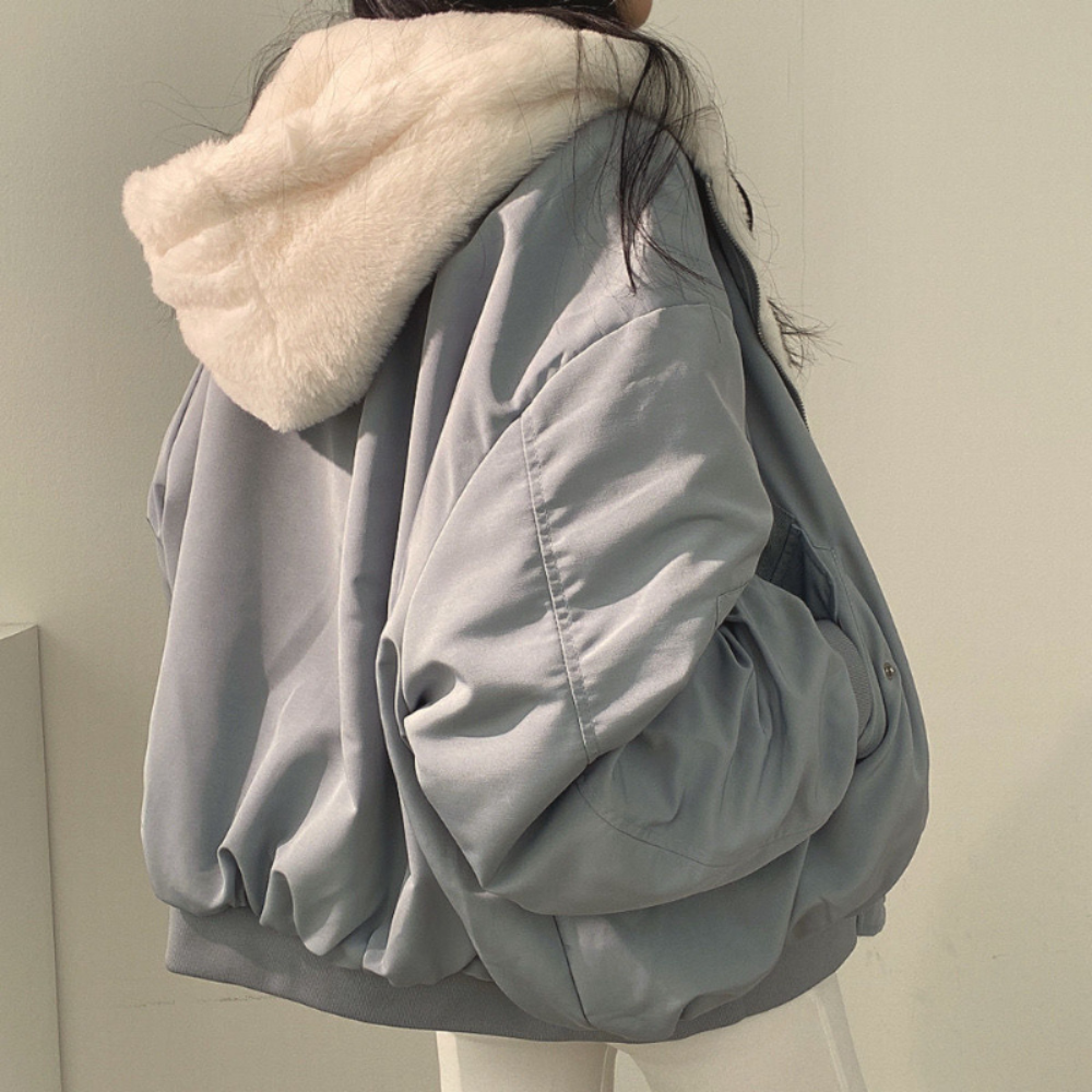 Niki | Cozy Reversible Hooded Jacket