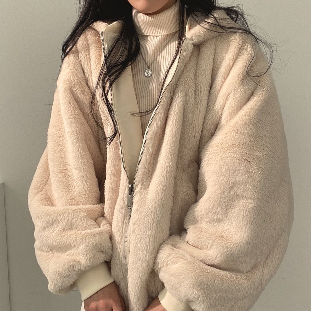 Niki | Cozy Reversible Hooded Jacket