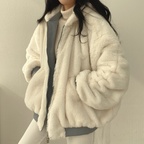 Niki | Cozy Reversible Hooded Jacket