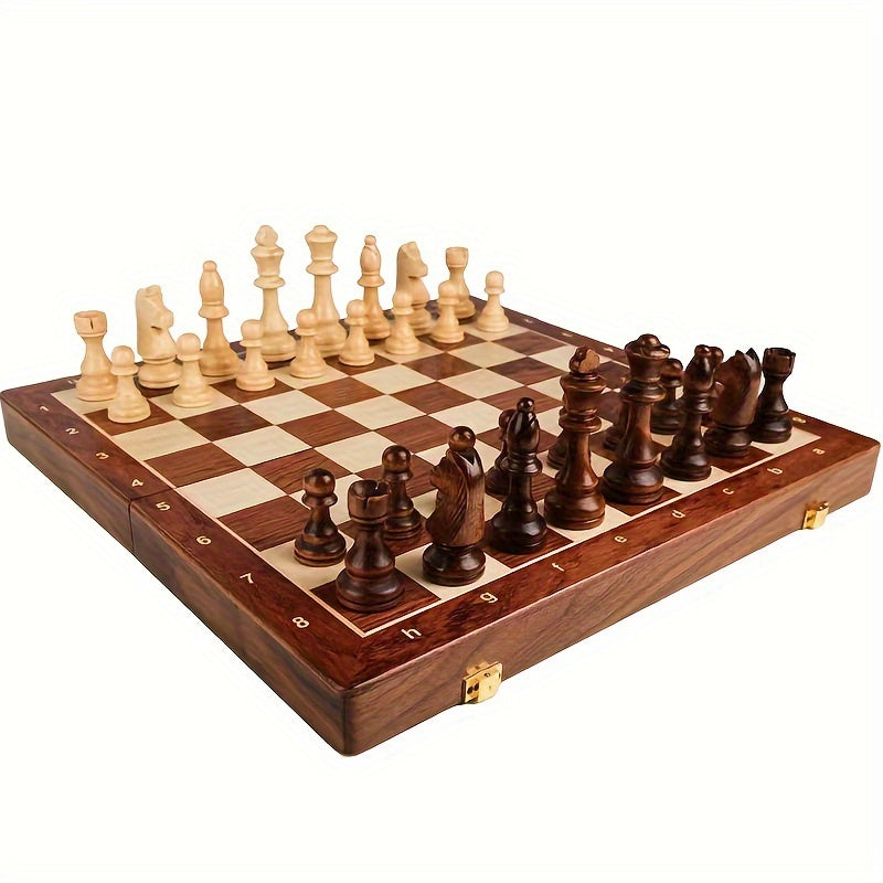 Niki | RoyalWood Luxury Chess Set – Solid Wood Chessboard with Finely Detailed Pieces