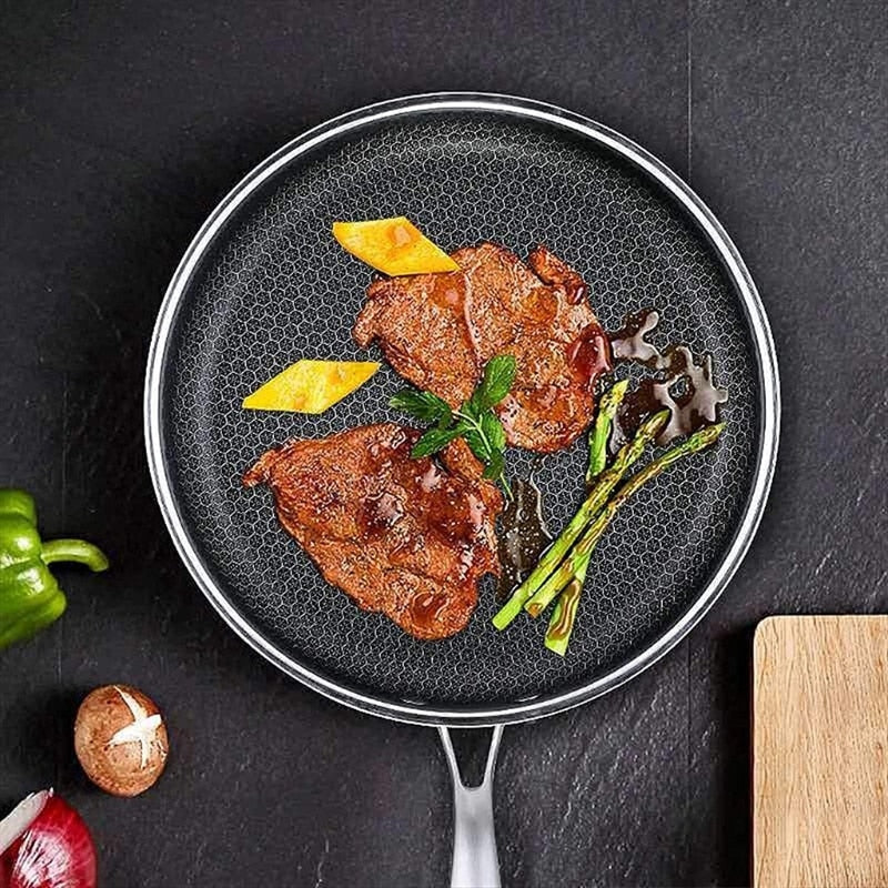 Niki | Sandsberg Frying Pan with Pixel Technology | High-Quality Non-Stick Coating | Perfect for Even Frying | Solid Design