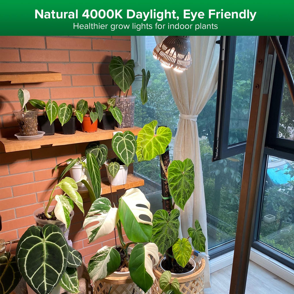 Niki | Sansi 24W Grow Light Bulb, Full Spectrum, High Ppfd, Perfect For Indoor Plants And Flowers