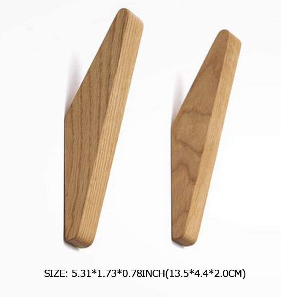 Niki | Scandi Set of 6 Wooden Coat Hooks