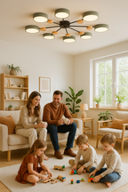 Niki | Scandinavian LED Ceiling Light | Branching Modern Light Design