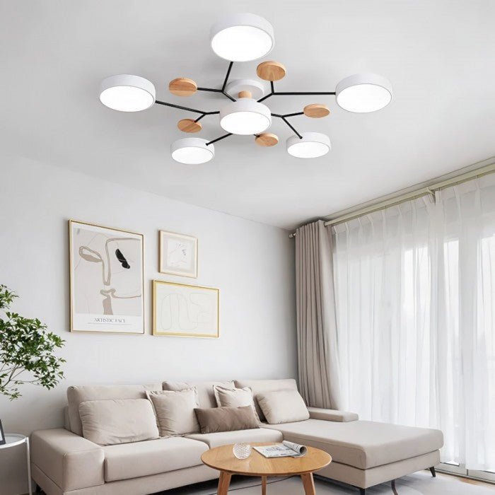 Niki | Scandinavian LED Ceiling Light | Branching Modern Light Design