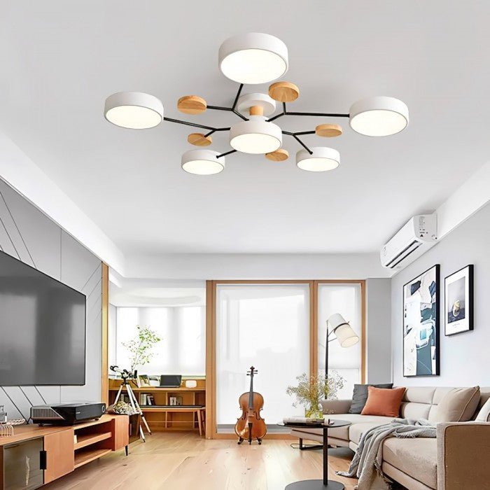 Niki | Scandinavian LED Ceiling Light | Branching Modern Light Design