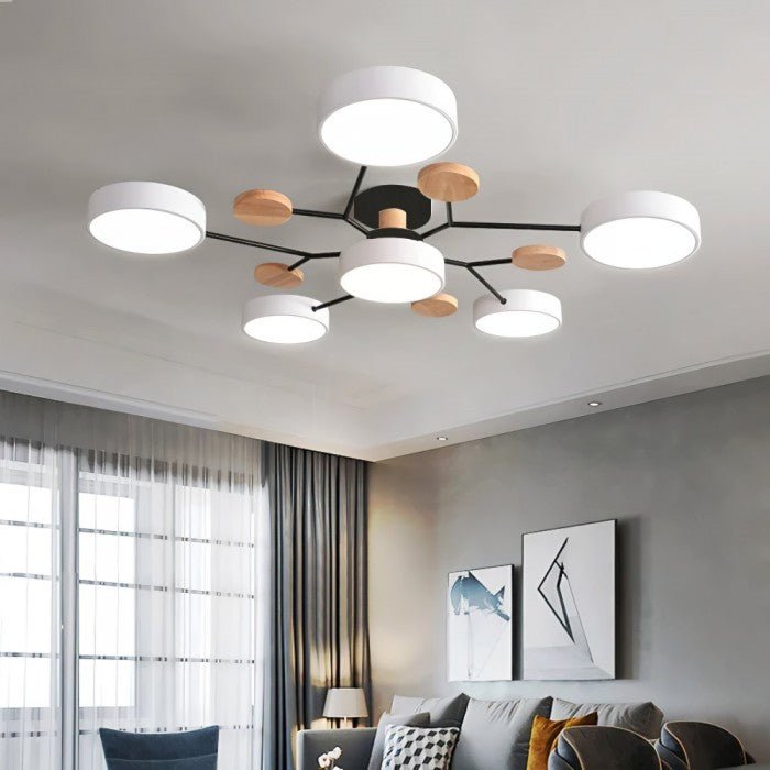 Niki | Scandinavian LED Ceiling Light | Branching Modern Light Design
