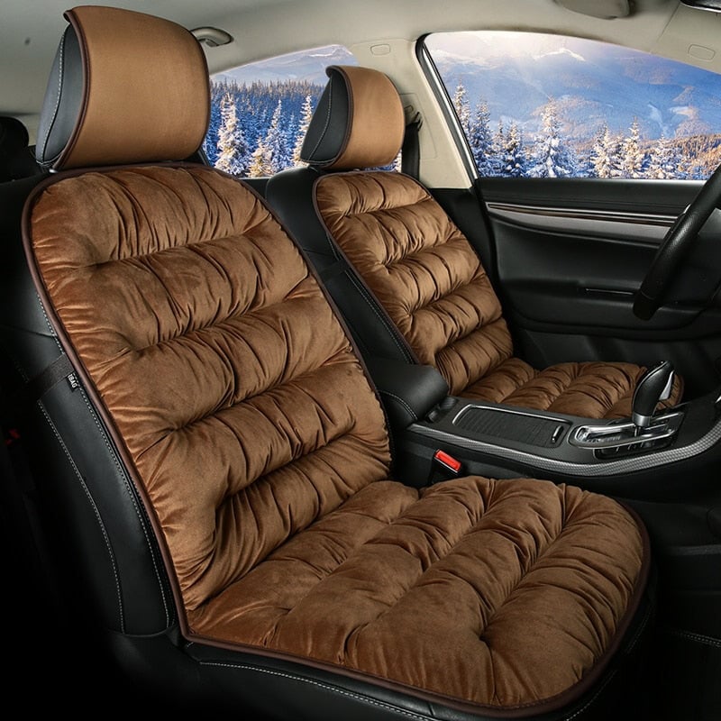 Niki | Plush Car Seat Pad | Soft, Ventilated Front Seat Cushion for Comfort