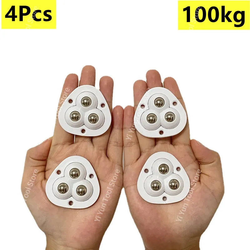 Niki | Self-adhesive fully swivel furniture moving wheels